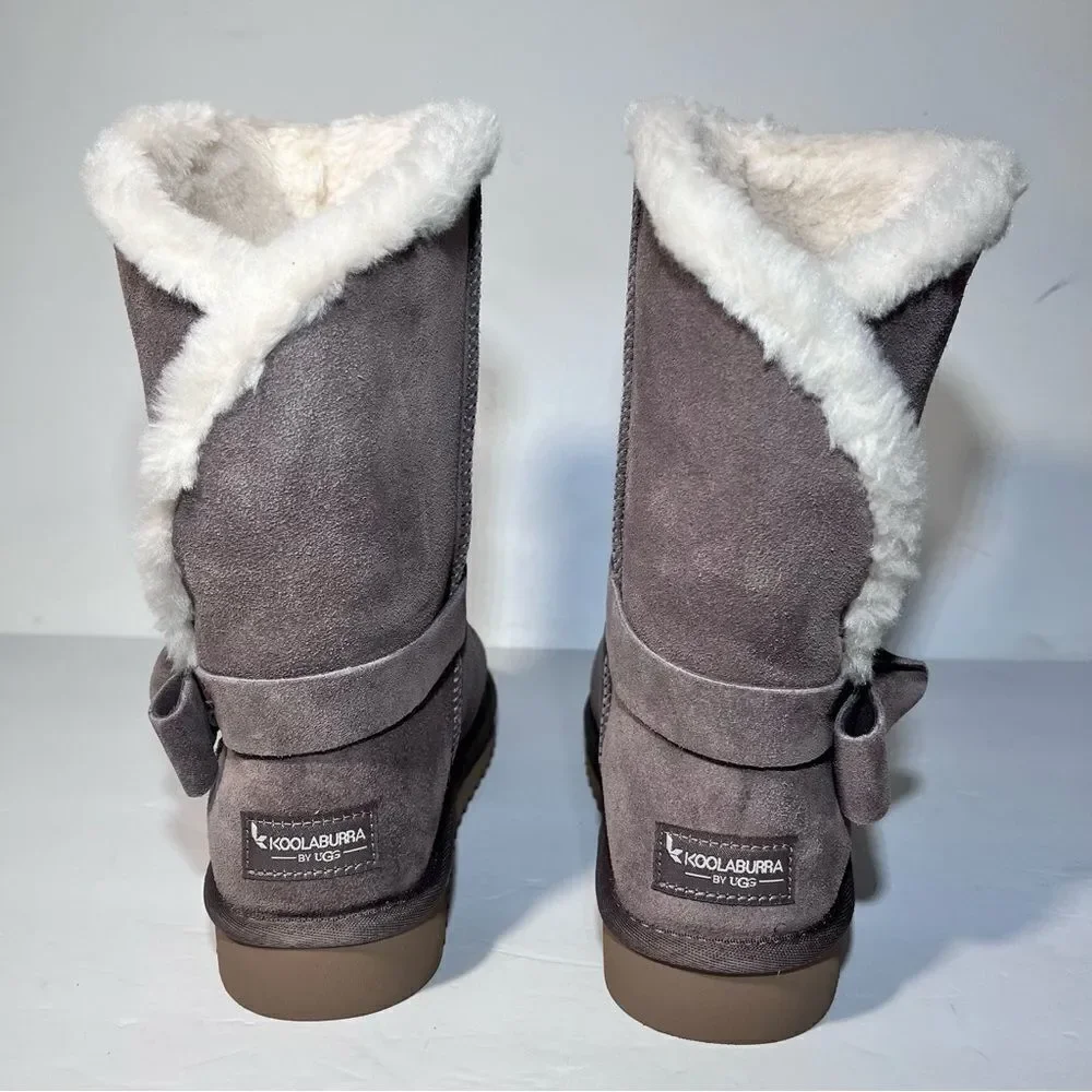 Koolaburra by UGG Arlena Suede Bow Short Boots
